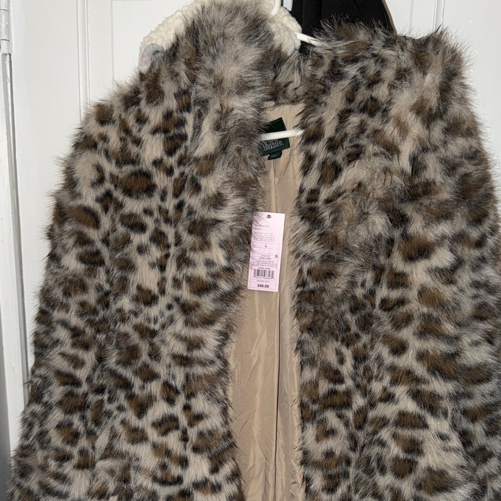 Target Brown Faux Fur Jacket
